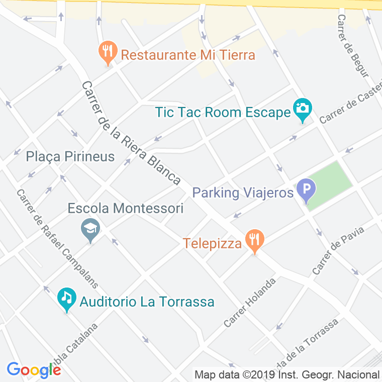 Código Postal calle Bonvehi, passatge en Hospitalet de Llobregat,l'