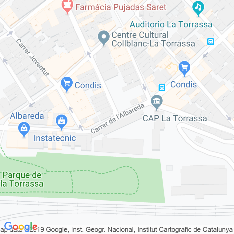 Código Postal calle Albereda en Hospitalet de Llobregat,l'