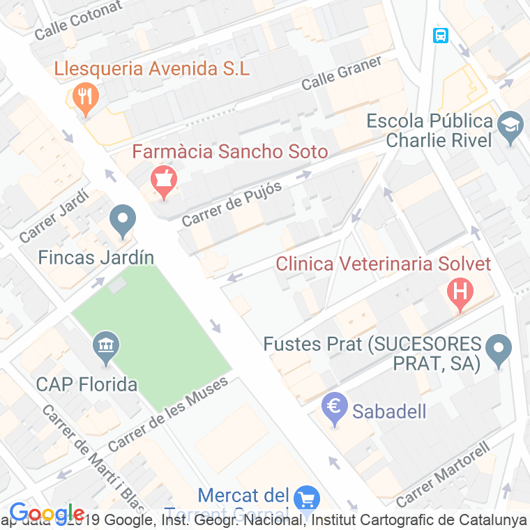 Código Postal calle Albiol en Hospitalet de Llobregat,l'