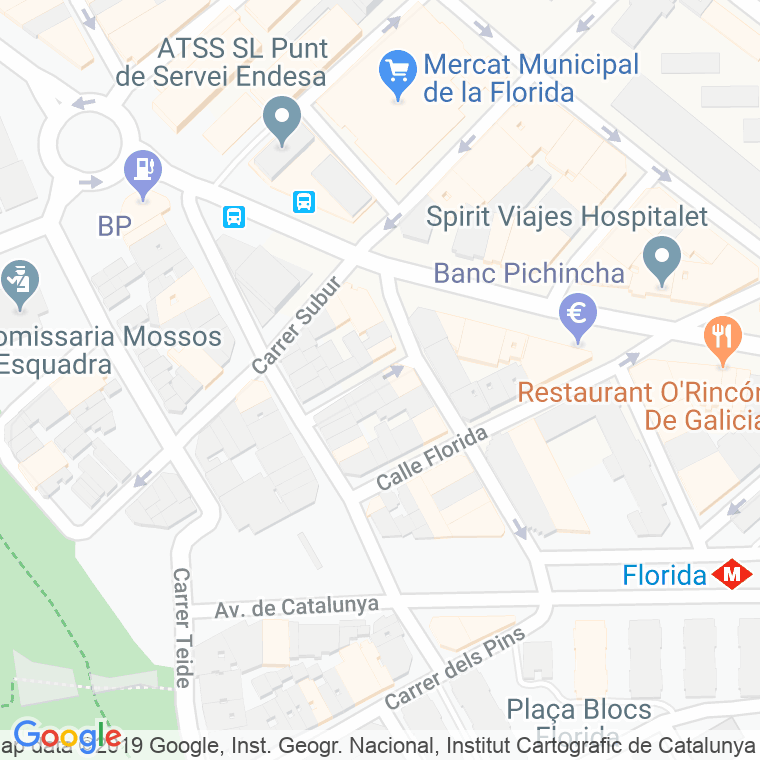 Código Postal calle Sant Ramon en Hospitalet de Llobregat,l'