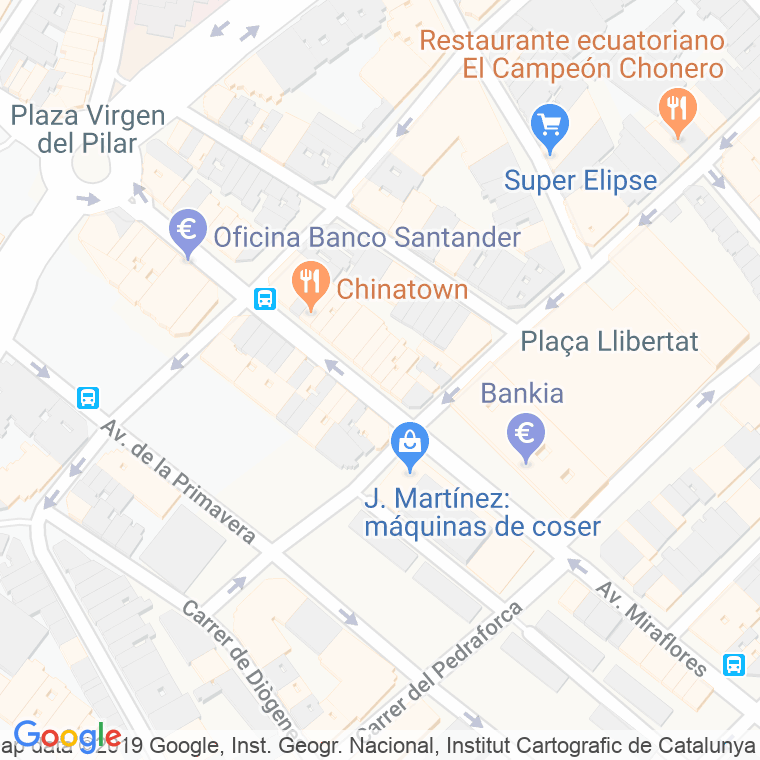 Código Postal calle Trepaderas en Hospitalet de Llobregat,l'