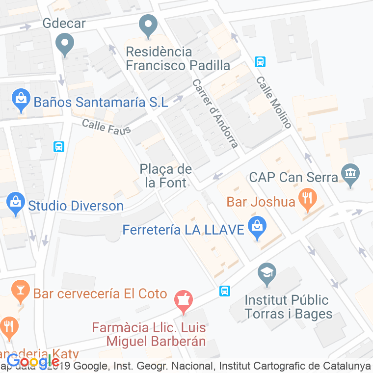 Código Postal calle Carpa en Hospitalet de Llobregat,l'