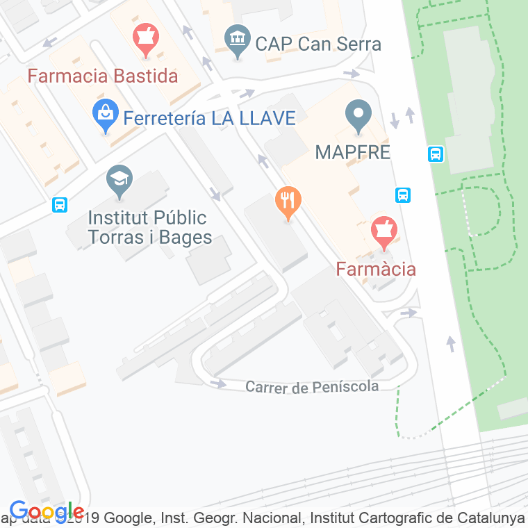 Código Postal calle Peñiscola en Hospitalet de Llobregat,l'