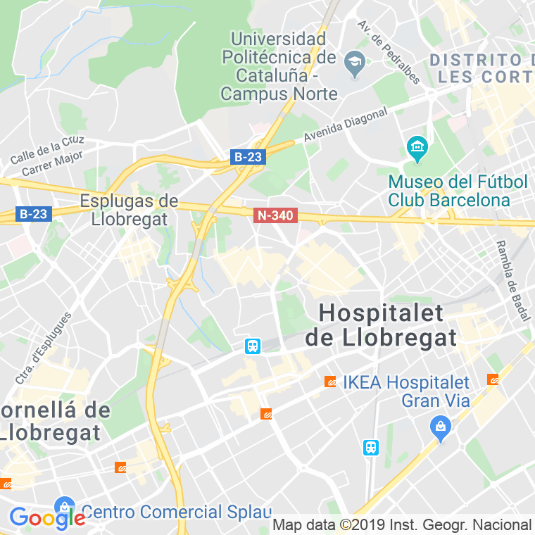 Código Postal calle Pubilla Cases en Hospitalet de Llobregat,l'