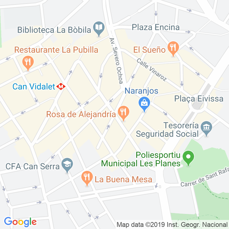Código Postal calle Rosa D'alexandria en Hospitalet de Llobregat,l'