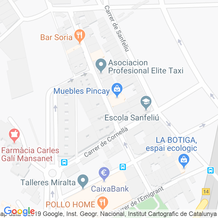 Código Postal calle Valeta en Hospitalet de Llobregat,l'
