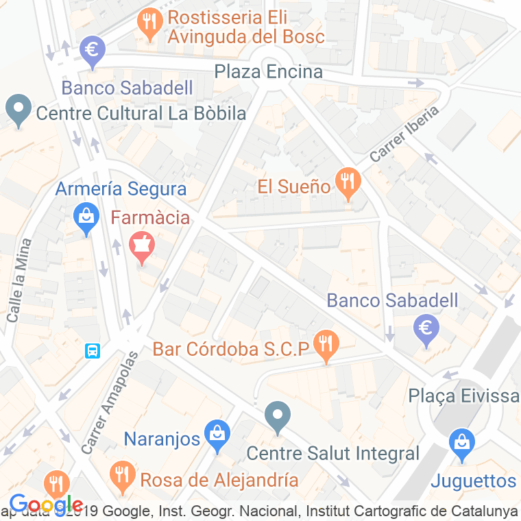 Código Postal calle Vinaros en Hospitalet de Llobregat,l'