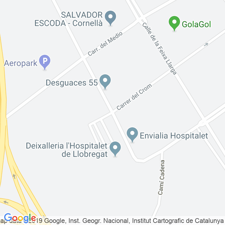 Código Postal calle Arquimedes en Hospitalet de Llobregat,l'