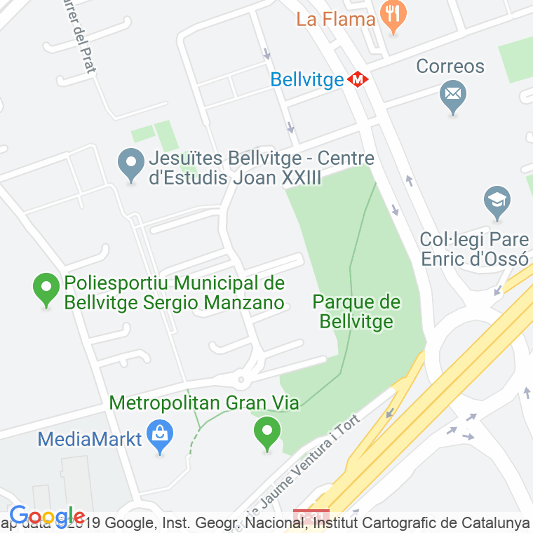 Código Postal calle Ermita De Bellvitge en Hospitalet de Llobregat,l'