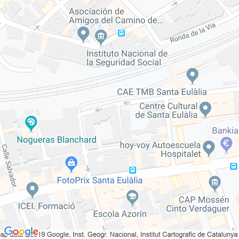 Código Postal calle Independencia   (Impares Del 1 Al 41)  (Pares Del 2 Al 54) en Hospitalet de Llobregat,l'