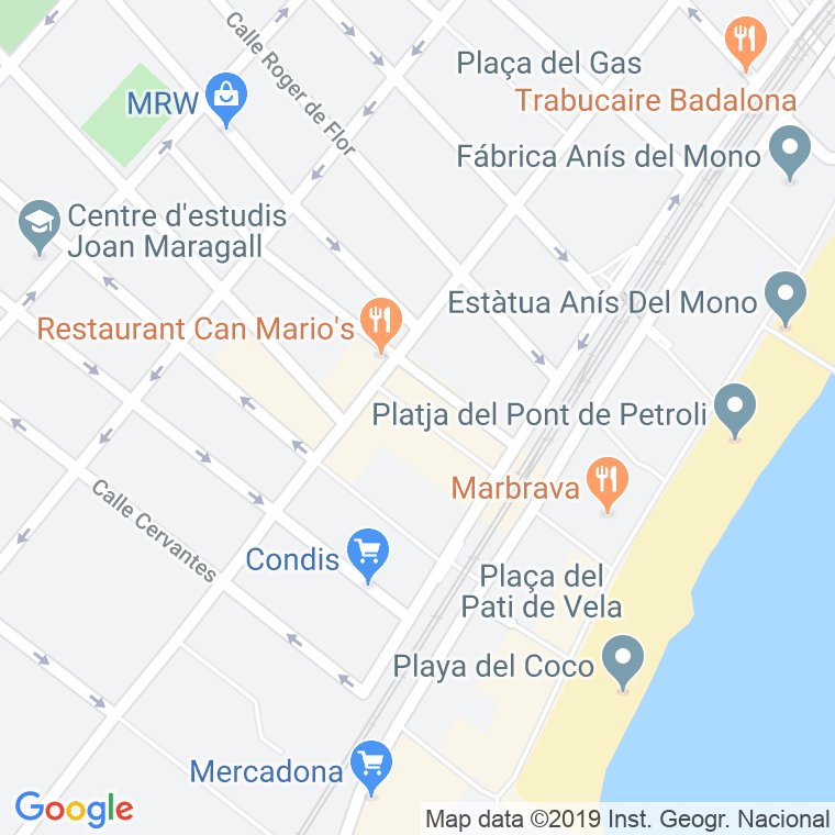 Código Postal calle Vaixell Maria Assumpta, plaça en Badalona