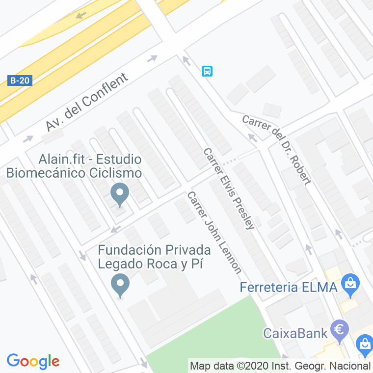 Código Postal calle Edith Piaf en Badalona