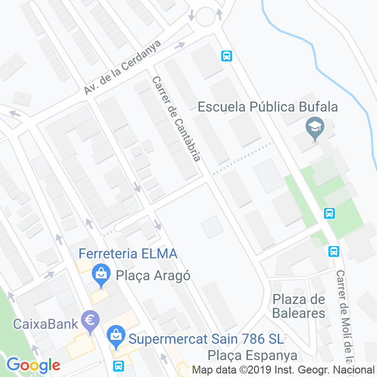Código Postal calle Murcia en Badalona