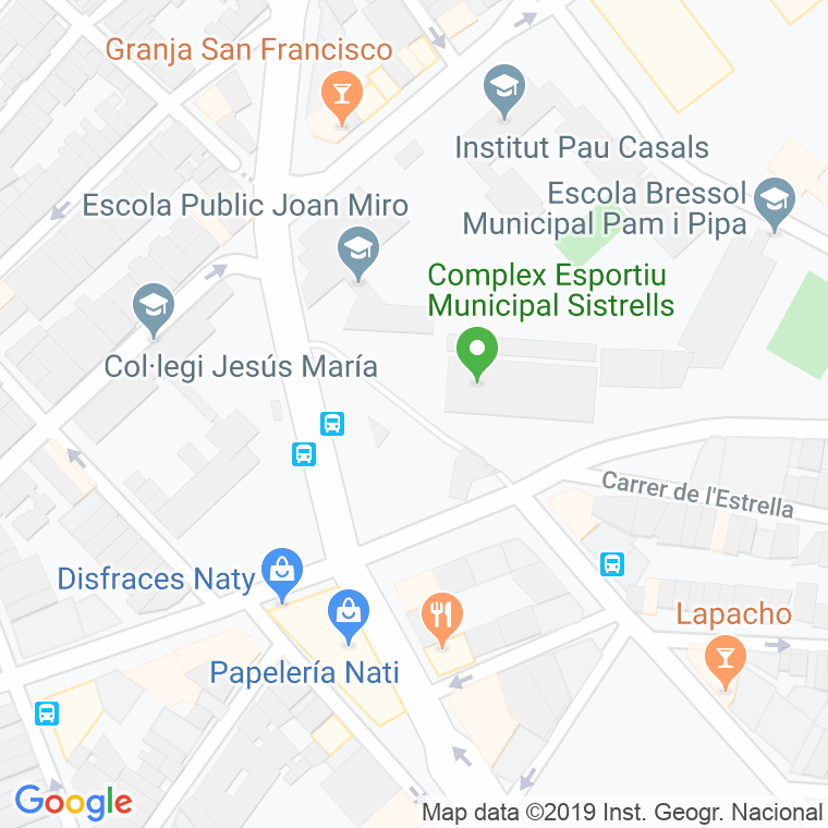Código Postal calle Alcalde Joan Manet, plaça en Badalona