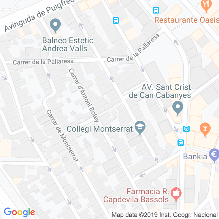 Código Postal calle Chopin en Badalona