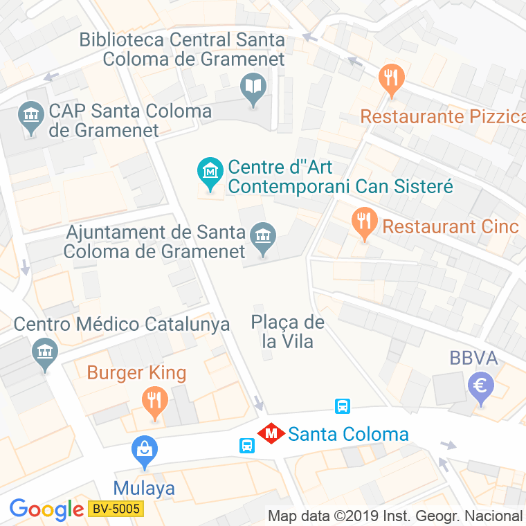Código Postal calle Ajuntament en Santa Coloma de Gramanet