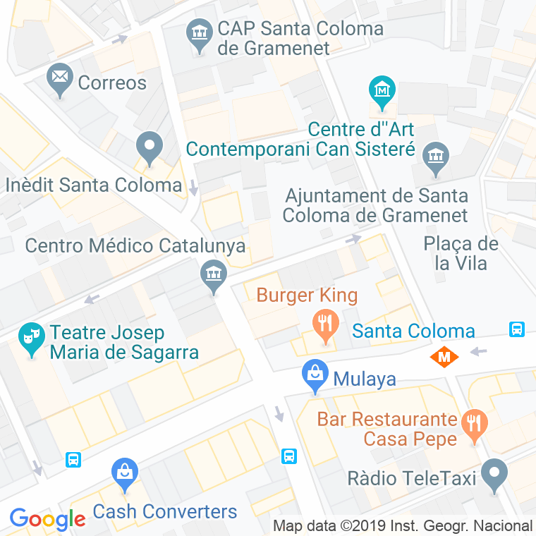 Código Postal calle Francesc Viñas en Santa Coloma de Gramanet