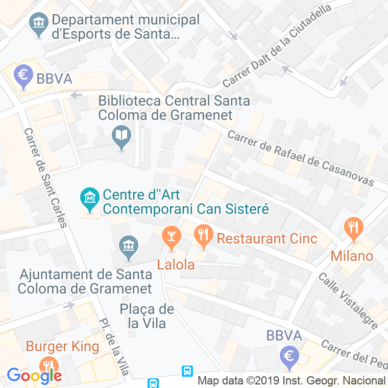 Código Postal calle Josep Anselm Clave en Santa Coloma de Gramanet