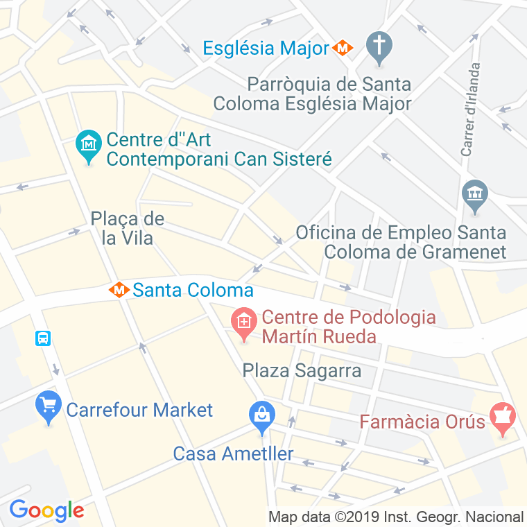Código Postal calle Pedro en Santa Coloma de Gramanet