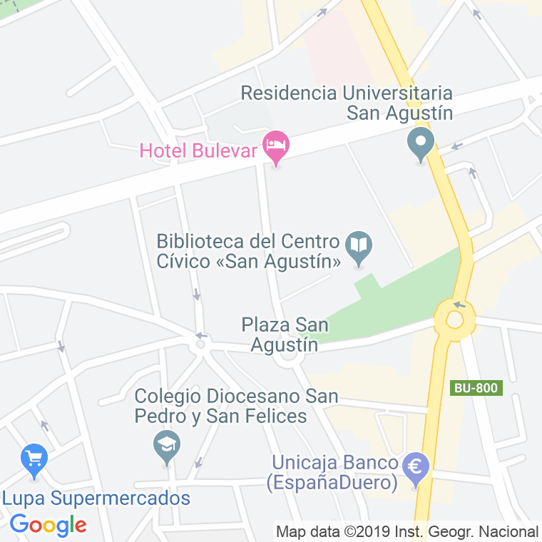 Código Postal calle Bonifacio Zamora De Usabel en Burgos