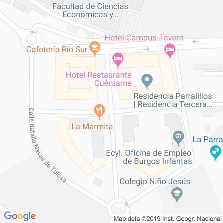 Código Postal calle Condes De Berberana en Burgos