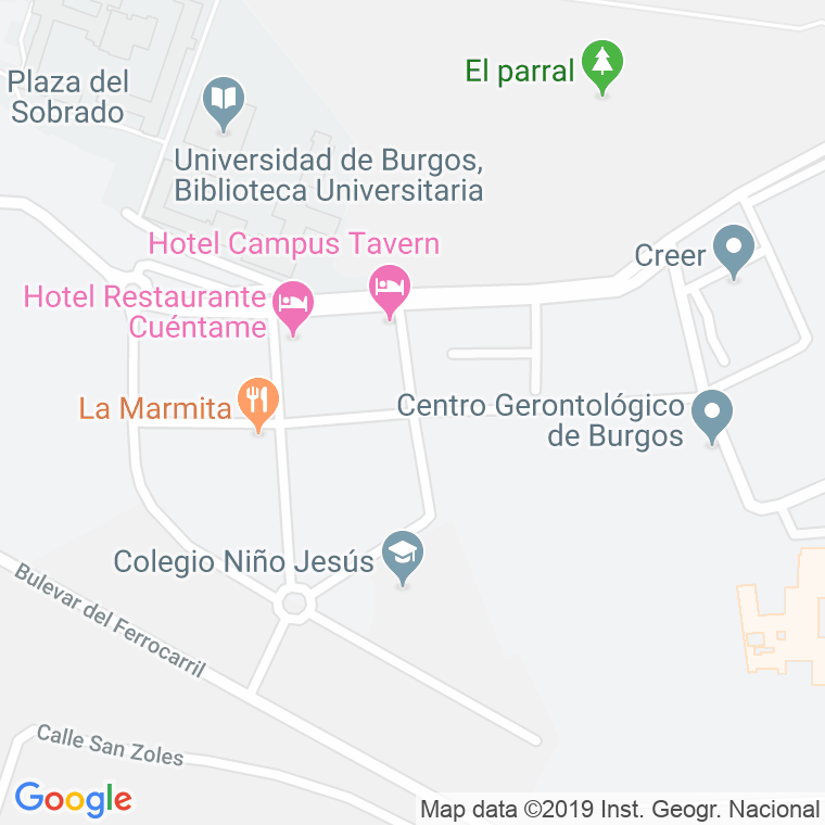 Código Postal calle Infantas, Las en Burgos