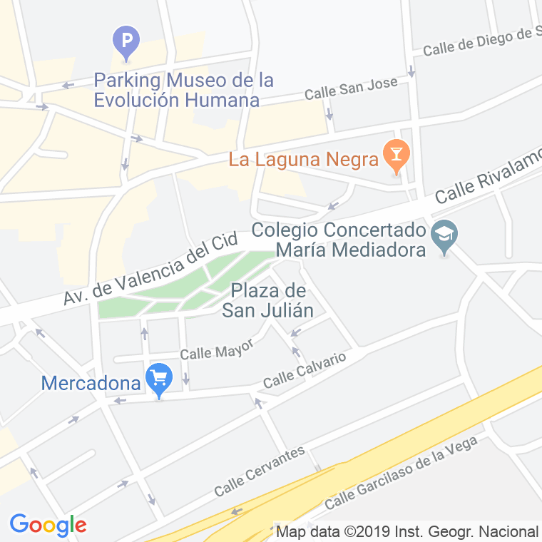 Código Postal calle Encina, La en Burgos