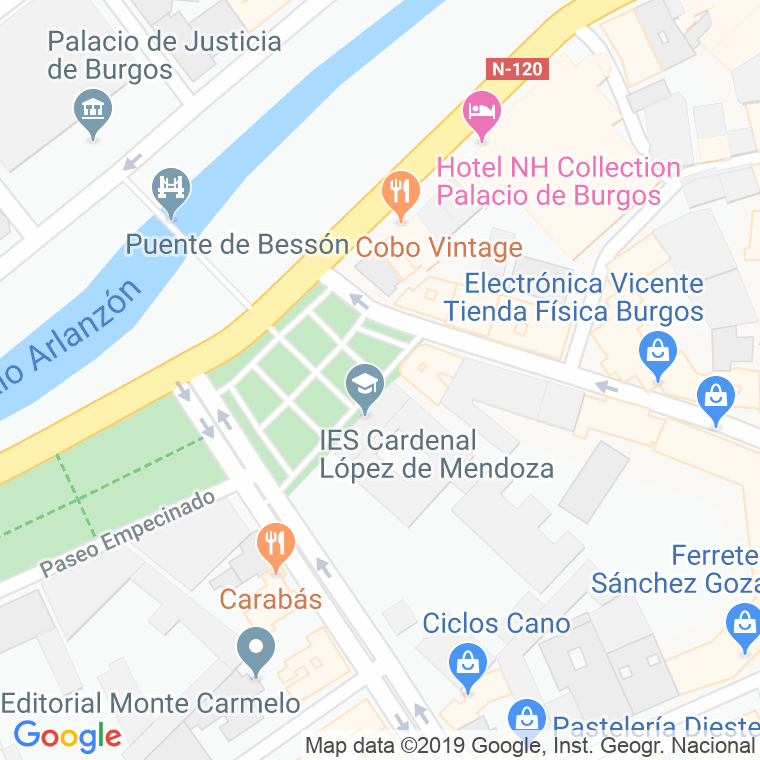 Código Postal calle Luis Martin Santos, plaza en Burgos