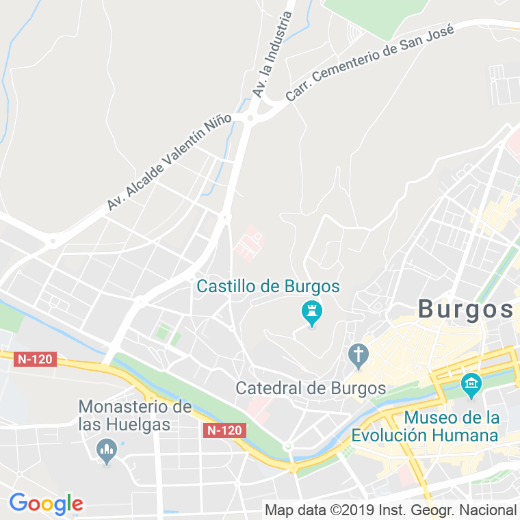 Código Postal calle Arrabal, Al, subida en Burgos