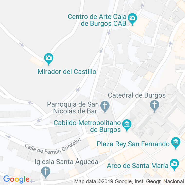 Código Postal calle Cabestreros en Burgos