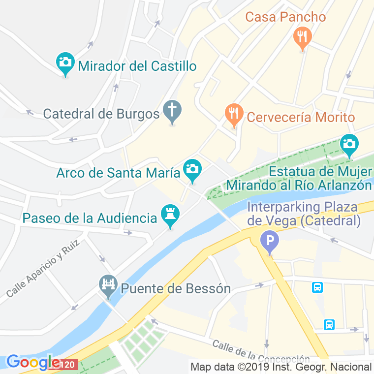 Código Postal calle Corral De Los Infantes en Burgos