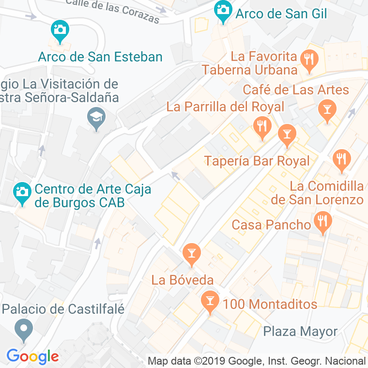 Código Postal calle Fernando Iii El Santo en Burgos