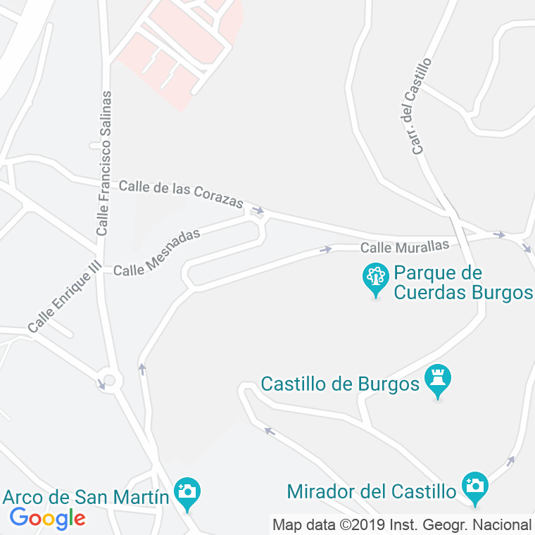 Código Postal calle Murallas, Las en Burgos