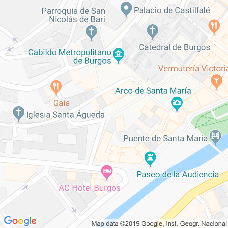 Código Postal calle Nuño Rasura en Burgos