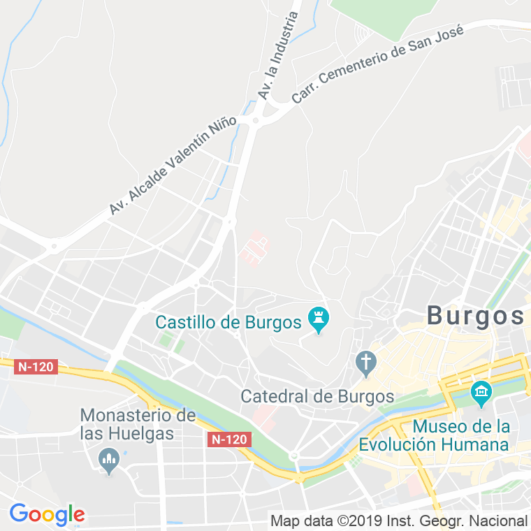 Código Postal calle Per Abad en Burgos