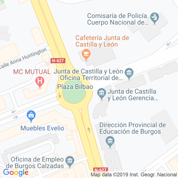 Código Postal calle Bilbao, plaza en Burgos