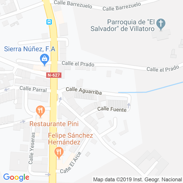 Código Postal calle Aguarriba en Burgos