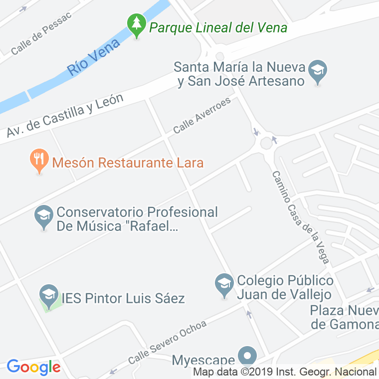 Código Postal calle Barriada Manuel Illera en Burgos