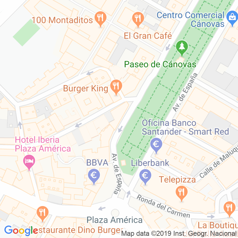 Código Postal calle Plus Ultra en Cáceres