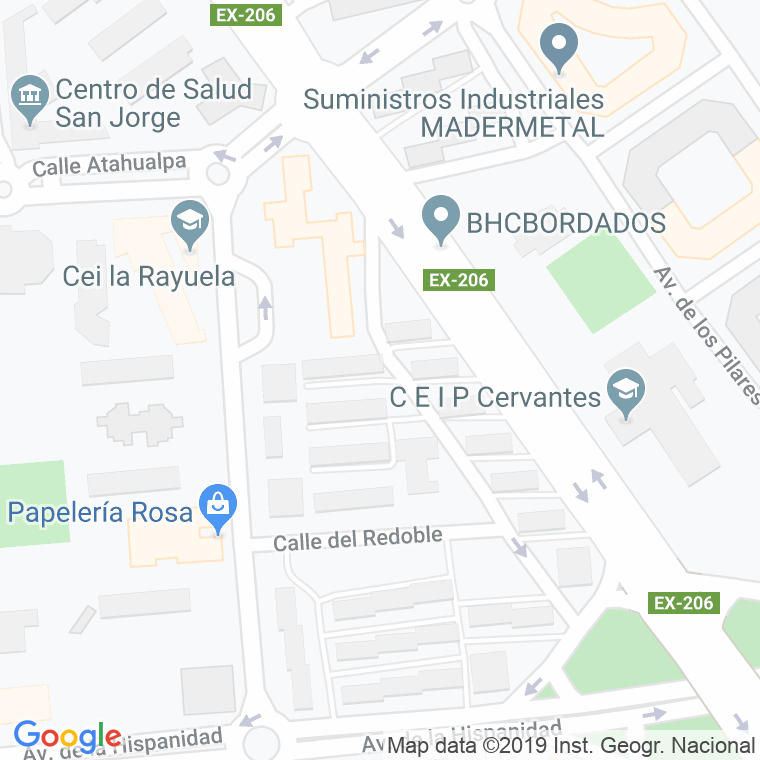 Código Postal calle Alborada en Cáceres