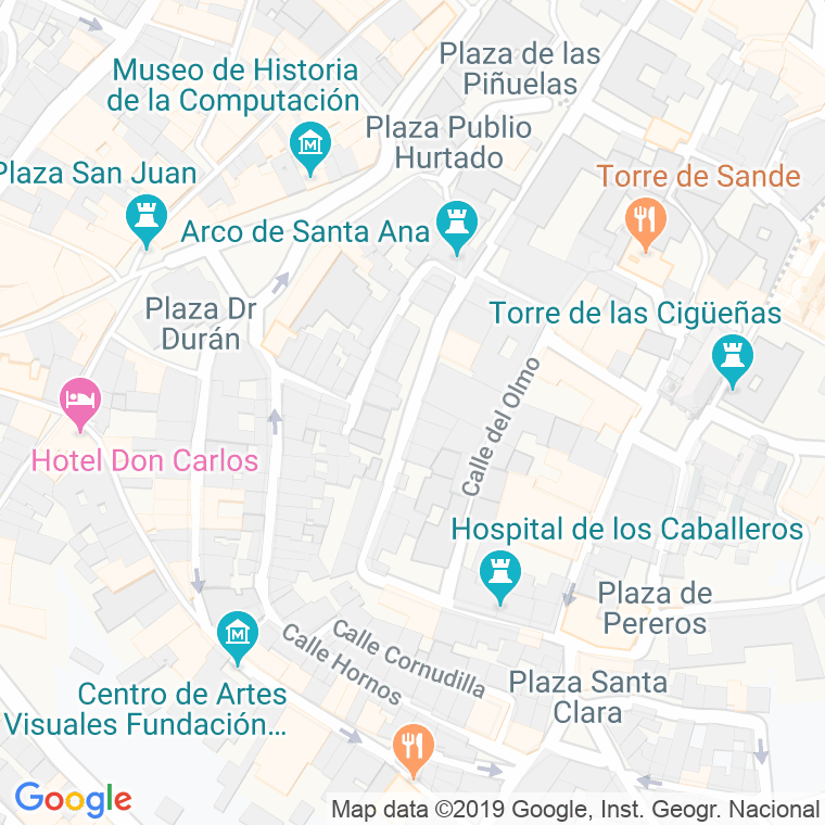 Código Postal calle Adarve Del Padre Rosalio en Cáceres