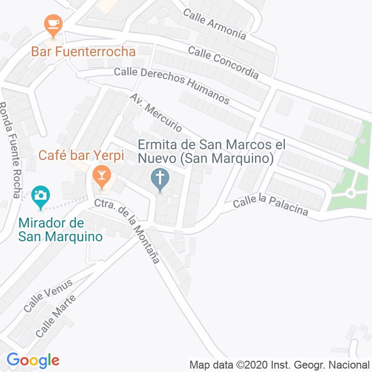 Código Postal calle Jupiter en Cáceres