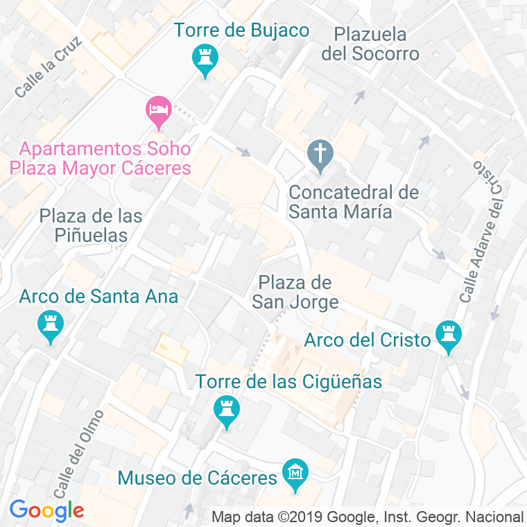 Código Postal calle Manga en Cáceres
