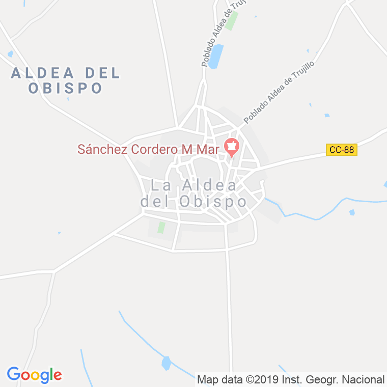 Código Postal de Aldea Del Obispo, La en Cáceres