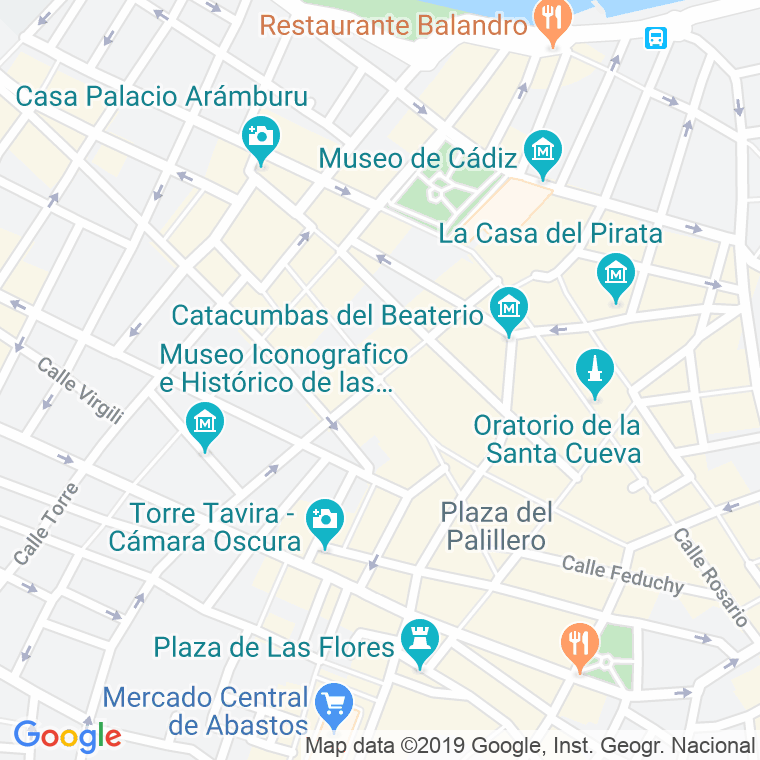 Código Postal calle Ancha en Cádiz