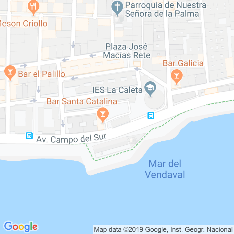 Código Postal calle Capuchino, plaza en Cádiz