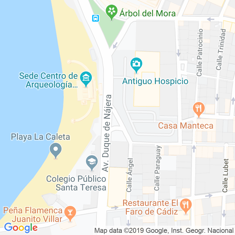 Código Postal calle Porlier en Cádiz