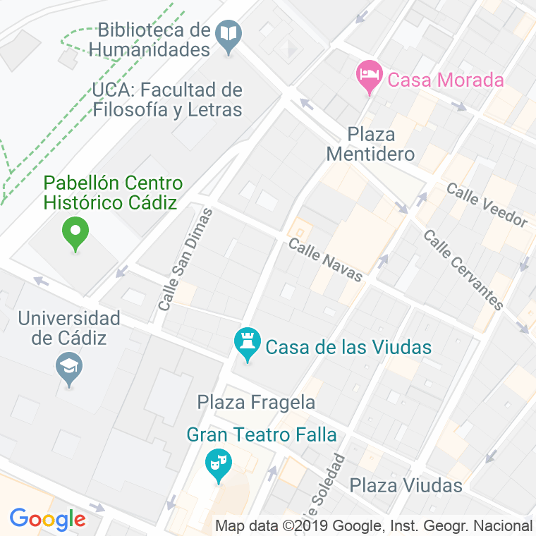 Código Postal calle Hercules en Cádiz