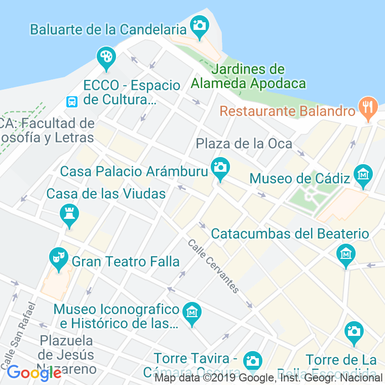Código Postal calle Plata en Cádiz