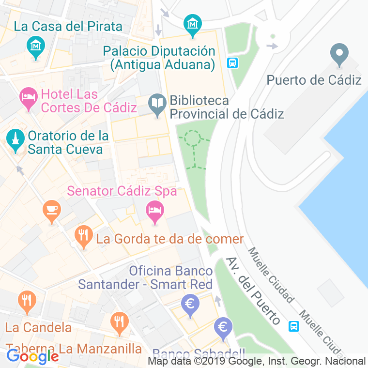 Código Postal calle Doctor Ramon Y Cajal en Cádiz